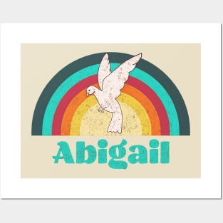 Abigail- Vintage Faded Style Posters and Art